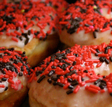 donuts with sprinkles