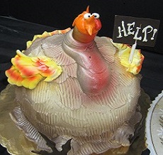 cute turkey cake