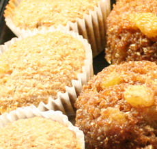 variety of muffins