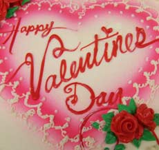 valentine's day cake